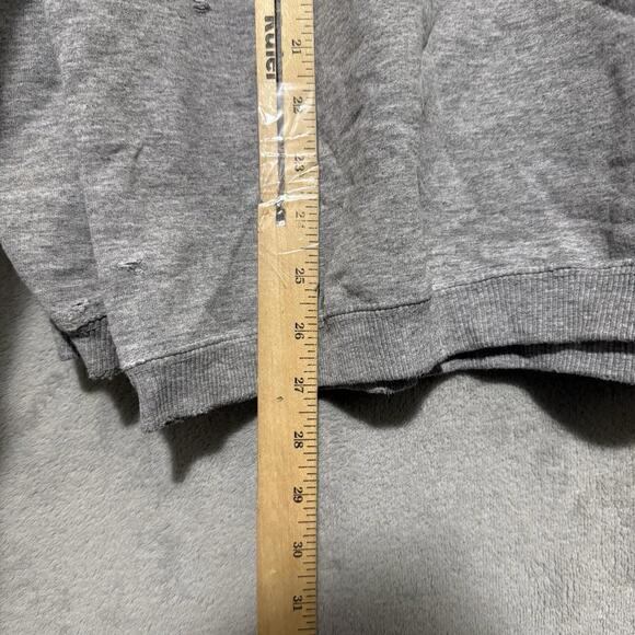 Vintage BUM Equipment Big Logo Sweatshirt Adult Grey Size XL Made In Canada Mens - Picture 5 of 9